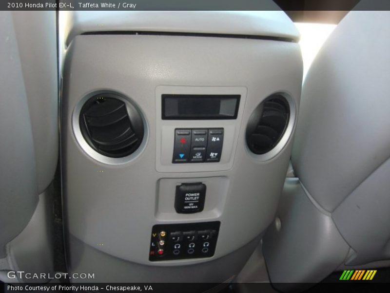 Taffeta White / Gray 2010 Honda Pilot EX-L