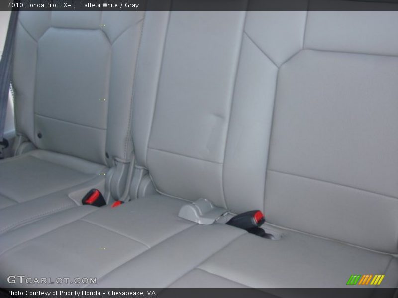 Taffeta White / Gray 2010 Honda Pilot EX-L
