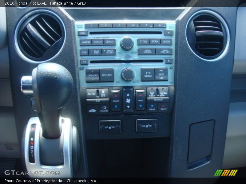 Taffeta White / Gray 2010 Honda Pilot EX-L