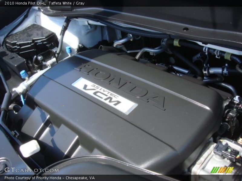 Taffeta White / Gray 2010 Honda Pilot EX-L