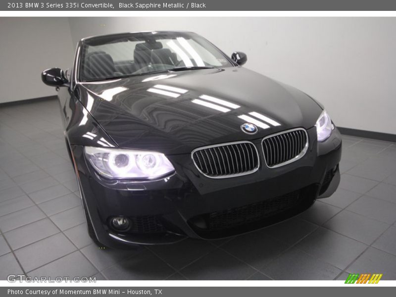 Black Sapphire Metallic / Black 2013 BMW 3 Series 335i Convertible