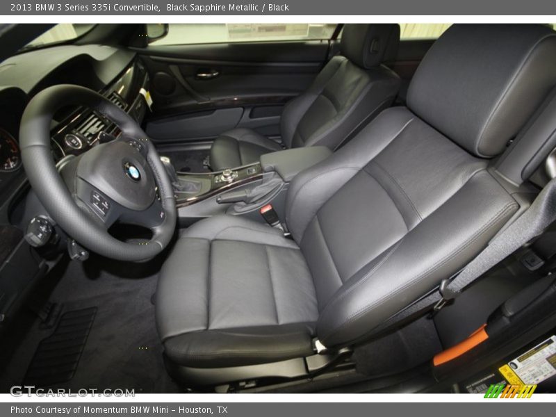 Front Seat of 2013 3 Series 335i Convertible