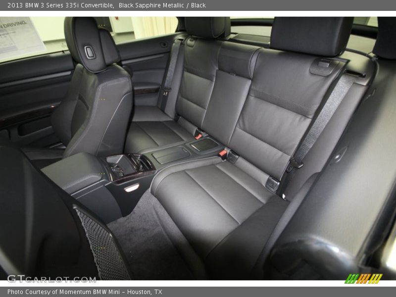 Rear Seat of 2013 3 Series 335i Convertible