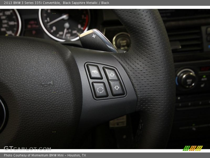 Black Sapphire Metallic / Black 2013 BMW 3 Series 335i Convertible