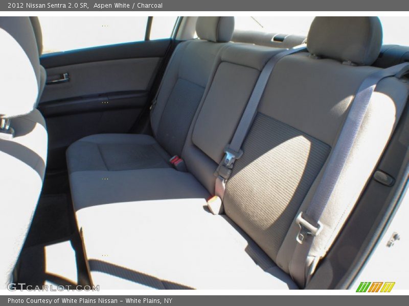 Aspen White / Charcoal 2012 Nissan Sentra 2.0 SR