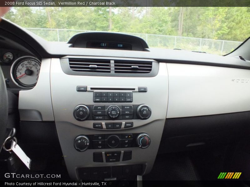 Vermillion Red / Charcoal Black 2008 Ford Focus SES Sedan
