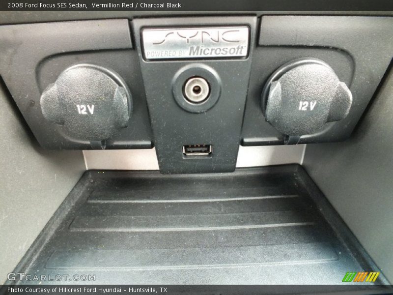 Vermillion Red / Charcoal Black 2008 Ford Focus SES Sedan