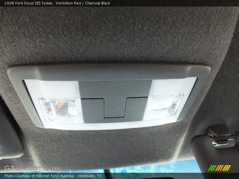 Vermillion Red / Charcoal Black 2008 Ford Focus SES Sedan