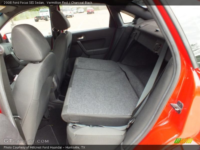 Vermillion Red / Charcoal Black 2008 Ford Focus SES Sedan