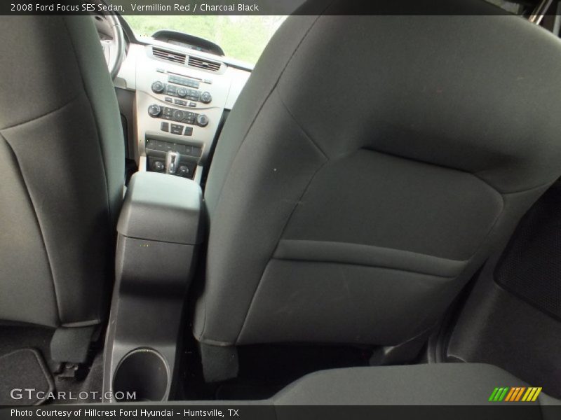 Vermillion Red / Charcoal Black 2008 Ford Focus SES Sedan