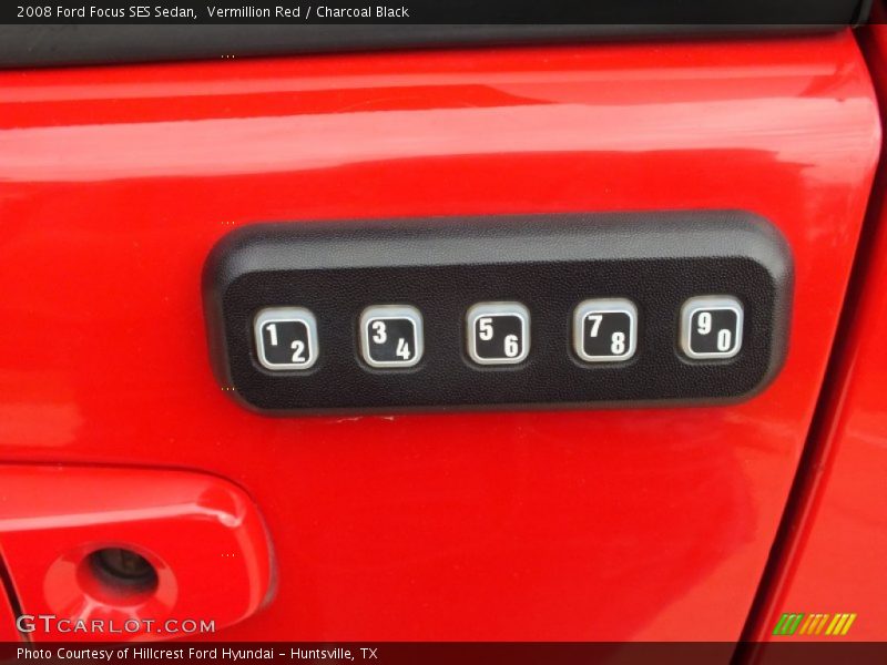 Vermillion Red / Charcoal Black 2008 Ford Focus SES Sedan