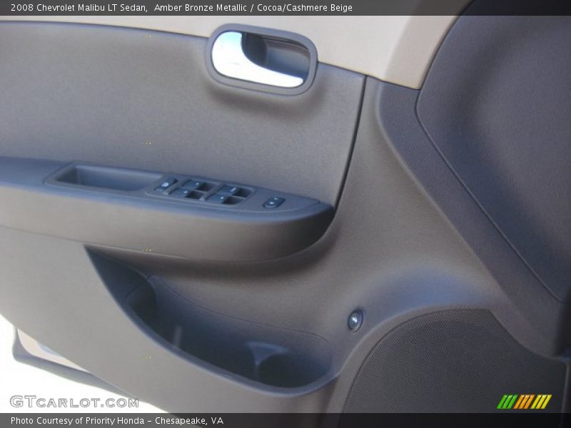 Amber Bronze Metallic / Cocoa/Cashmere Beige 2008 Chevrolet Malibu LT Sedan