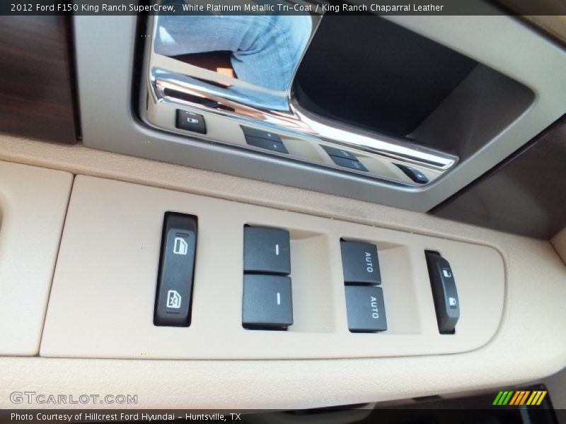 White Platinum Metallic Tri-Coat / King Ranch Chaparral Leather 2012 Ford F150 King Ranch SuperCrew