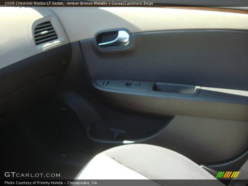 Amber Bronze Metallic / Cocoa/Cashmere Beige 2008 Chevrolet Malibu LT Sedan