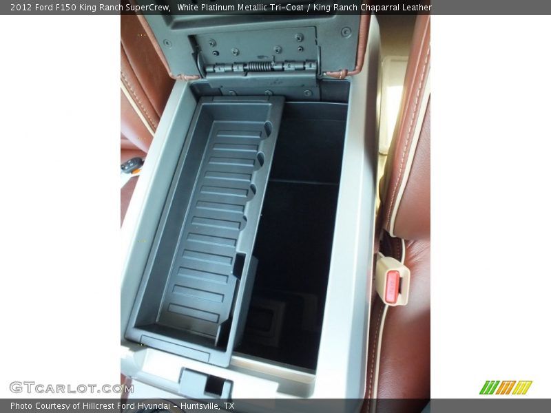 White Platinum Metallic Tri-Coat / King Ranch Chaparral Leather 2012 Ford F150 King Ranch SuperCrew