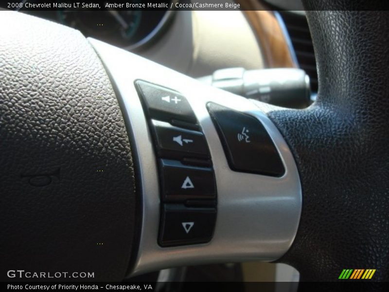 Amber Bronze Metallic / Cocoa/Cashmere Beige 2008 Chevrolet Malibu LT Sedan