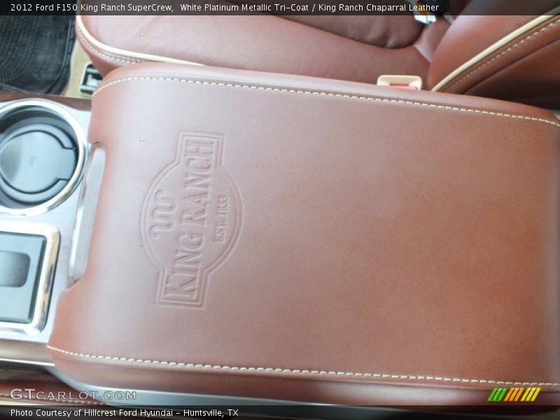 White Platinum Metallic Tri-Coat / King Ranch Chaparral Leather 2012 Ford F150 King Ranch SuperCrew