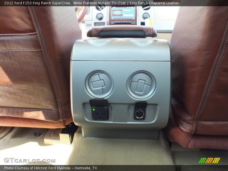 White Platinum Metallic Tri-Coat / King Ranch Chaparral Leather 2012 Ford F150 King Ranch SuperCrew