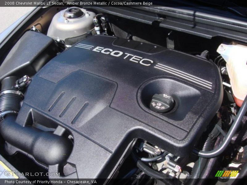 Amber Bronze Metallic / Cocoa/Cashmere Beige 2008 Chevrolet Malibu LT Sedan