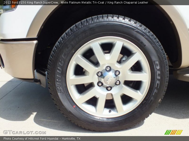 White Platinum Metallic Tri-Coat / King Ranch Chaparral Leather 2012 Ford F150 King Ranch SuperCrew