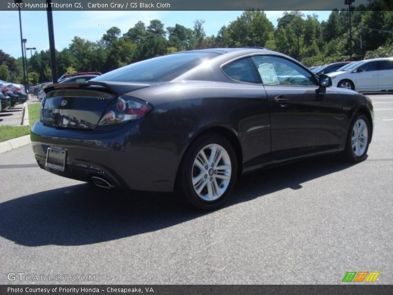 Carbon Gray / GS Black Cloth 2008 Hyundai Tiburon GS