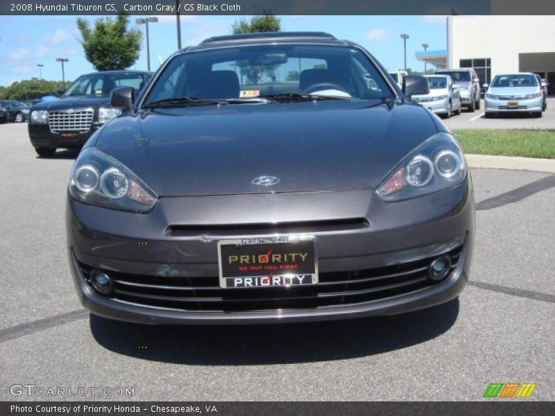 Carbon Gray / GS Black Cloth 2008 Hyundai Tiburon GS