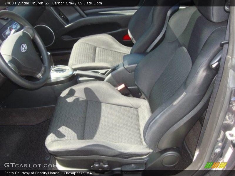 Front Seat of 2008 Tiburon GS