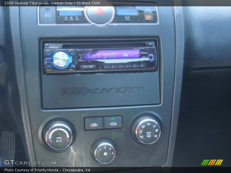 Controls of 2008 Tiburon GS