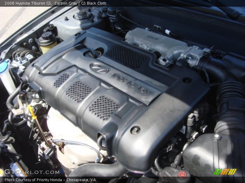  2008 Tiburon GS Engine - 2.0 Liter DOHC 16-Valve CVVT 4 Cylinder