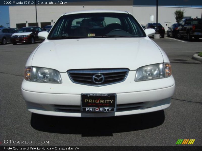 Glacier White / Gray 2002 Mazda 626 LX