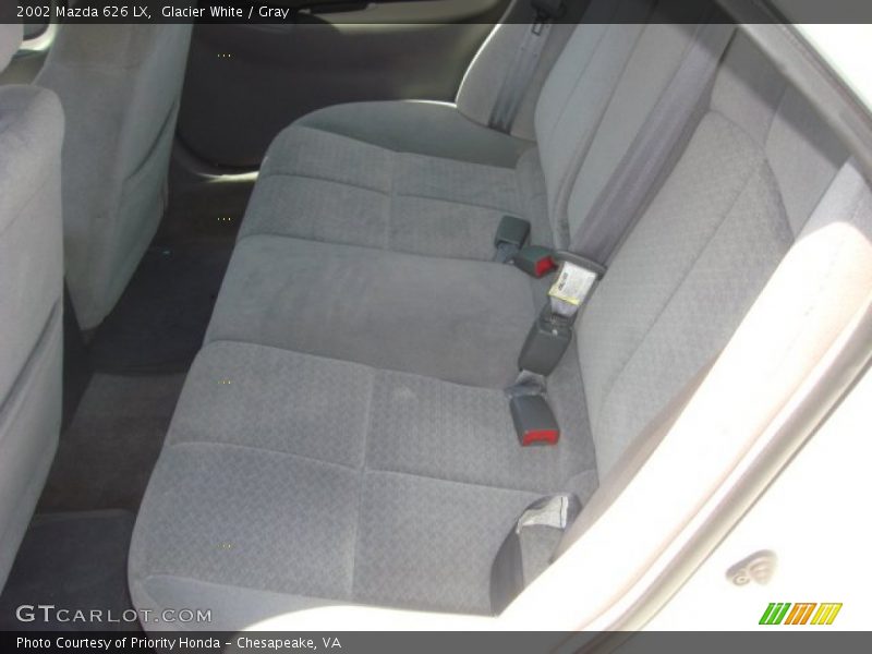 Glacier White / Gray 2002 Mazda 626 LX