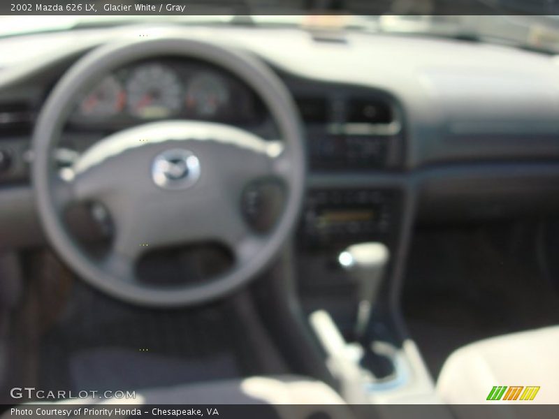 Glacier White / Gray 2002 Mazda 626 LX