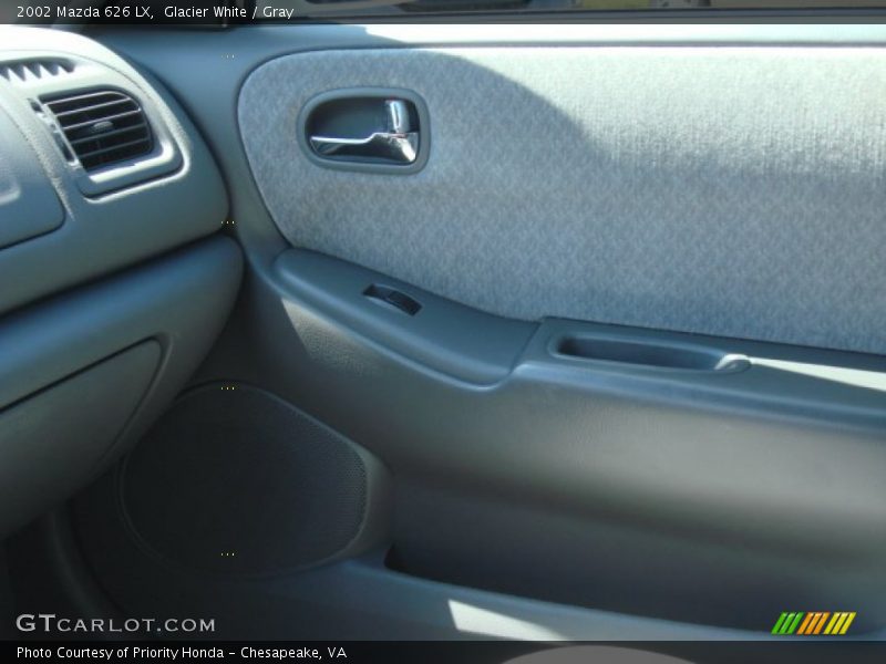 Glacier White / Gray 2002 Mazda 626 LX