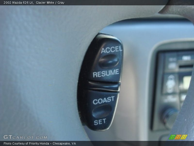 Glacier White / Gray 2002 Mazda 626 LX