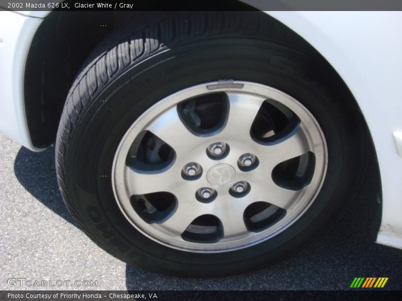 Glacier White / Gray 2002 Mazda 626 LX