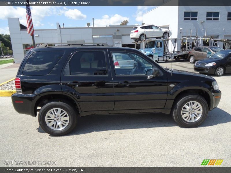 Black / Black 2007 Mercury Mariner Premier 4WD