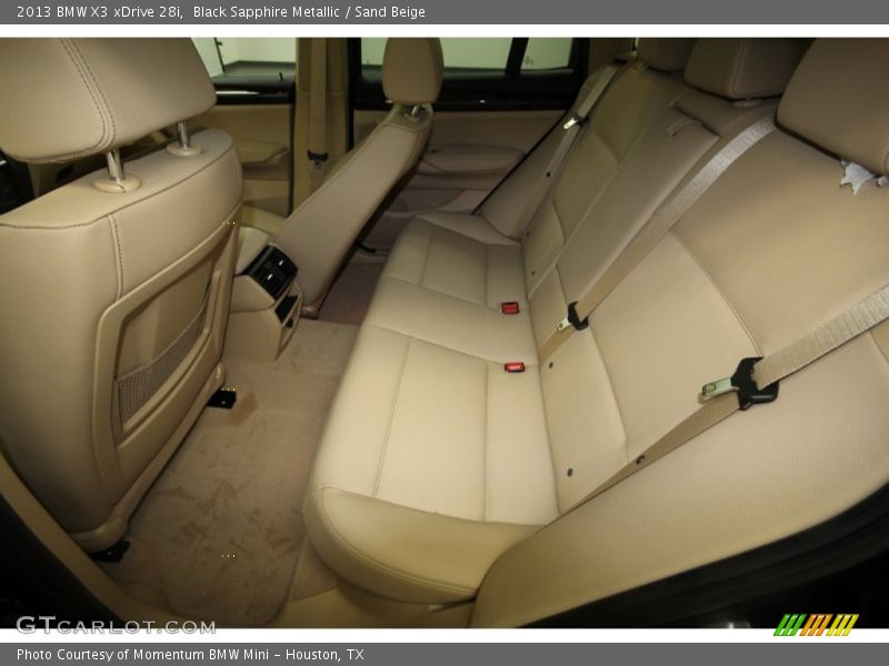 Black Sapphire Metallic / Sand Beige 2013 BMW X3 xDrive 28i