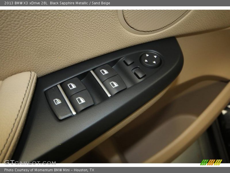 Black Sapphire Metallic / Sand Beige 2013 BMW X3 xDrive 28i