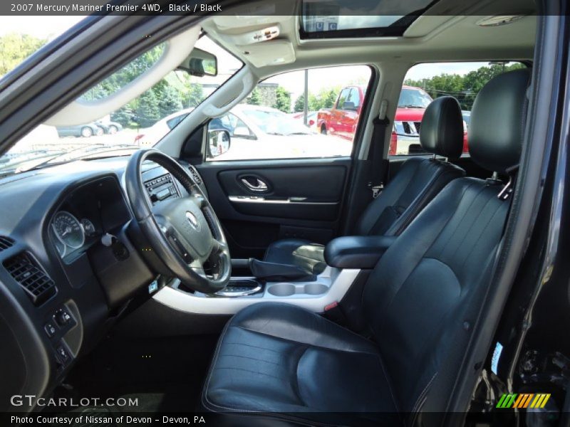 Front Seat of 2007 Mariner Premier 4WD