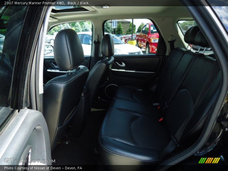 Black / Black 2007 Mercury Mariner Premier 4WD