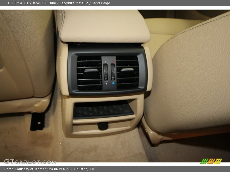 Black Sapphire Metallic / Sand Beige 2013 BMW X3 xDrive 28i