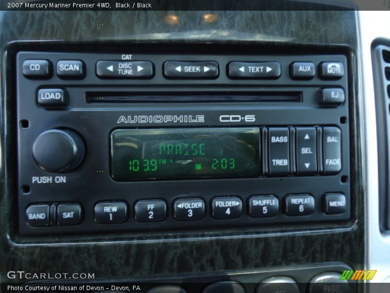 Audio System of 2007 Mariner Premier 4WD
