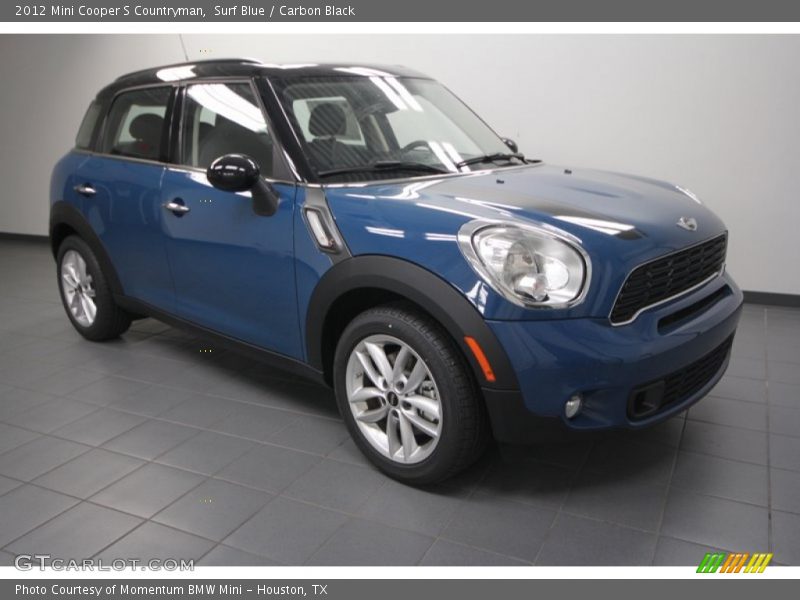 Surf Blue / Carbon Black 2012 Mini Cooper S Countryman