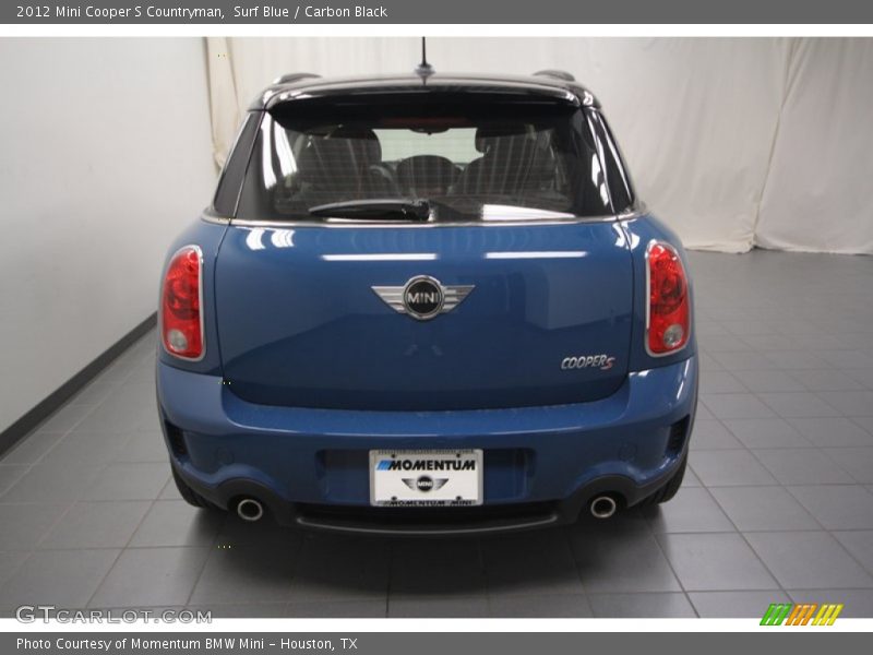 Surf Blue / Carbon Black 2012 Mini Cooper S Countryman