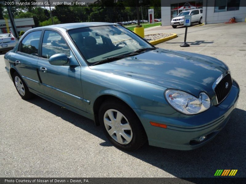 Ardor Blue / Beige 2005 Hyundai Sonata GL