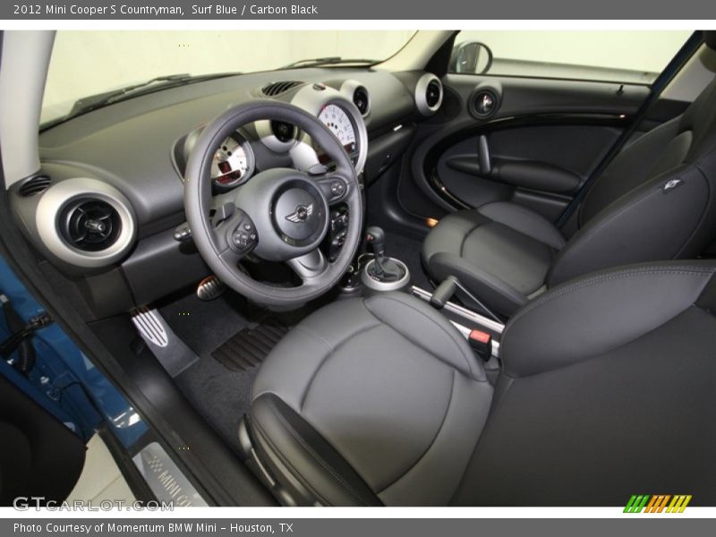  2012 Cooper S Countryman Carbon Black Interior