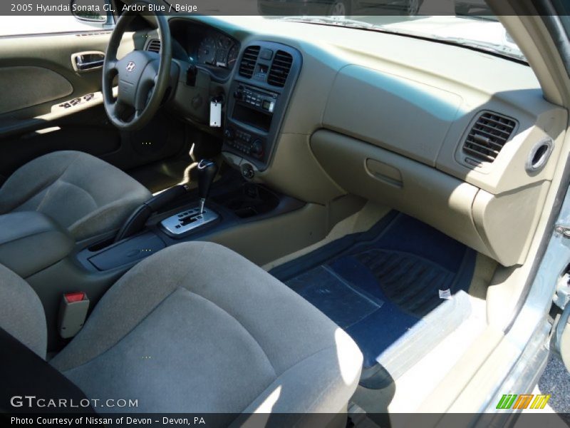 Ardor Blue / Beige 2005 Hyundai Sonata GL