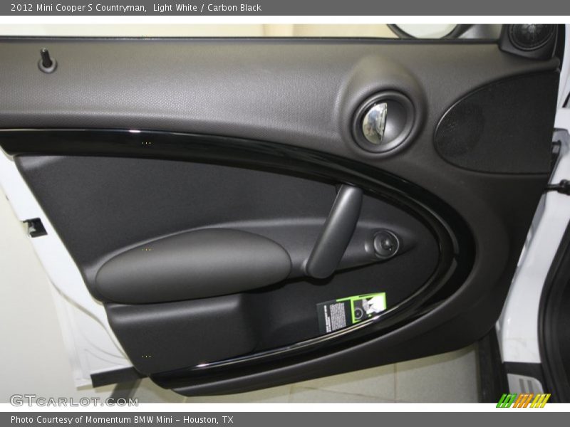 Light White / Carbon Black 2012 Mini Cooper S Countryman