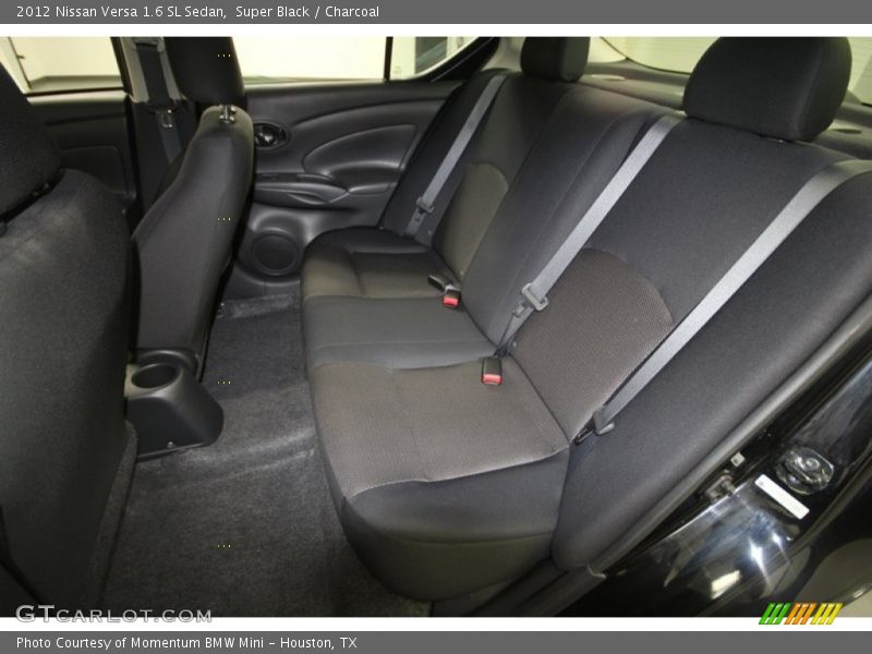 Super Black / Charcoal 2012 Nissan Versa 1.6 SL Sedan