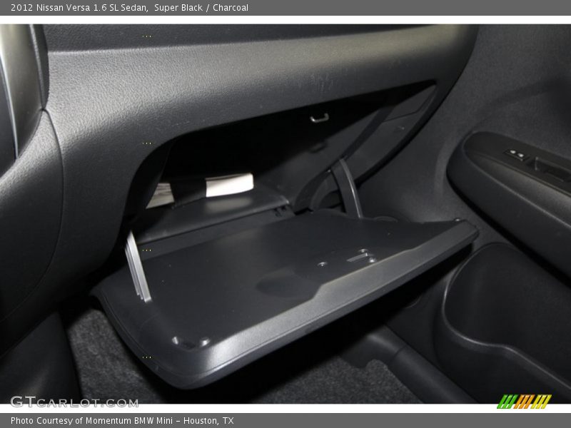 Super Black / Charcoal 2012 Nissan Versa 1.6 SL Sedan